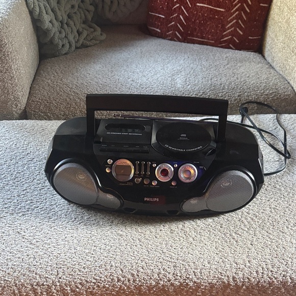 Vintgage Philips AZ2045 Black CD Soundmachine Digital Equalizer cassette player - Picture 8 of 15